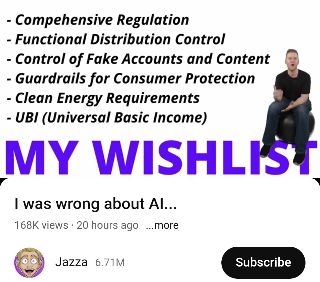 Listen to this artist 🎨Jazza: I was wrong about AI